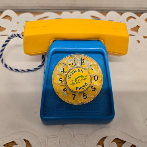 Other - vintage plastic kids toy telephone old school